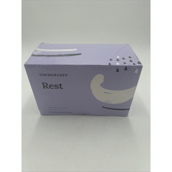 CorneaCare Rest Heated Eye Mask Dry Eye Relief Self-Heating Pads, 30 Count - Picture 1 of 5